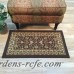 Three Posts Harland Floral Brown Doormat THPS8571